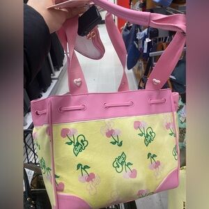 Juicy Couture Pink and Yellow Daydreamer Bag